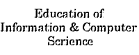 Education of Information & Computer Science